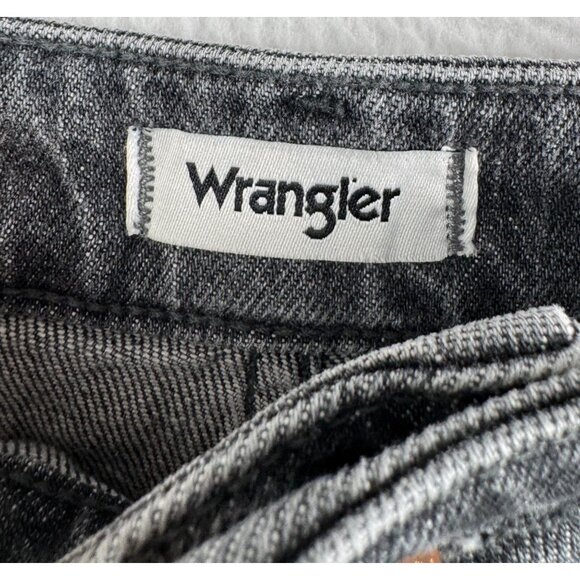 Wrangler Wanderer Laser acid wash‎ 622 High Rise Flare Jeans sz 29 - Picture 2 of 11